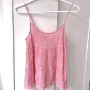 Pink Sleeveless Women's Top